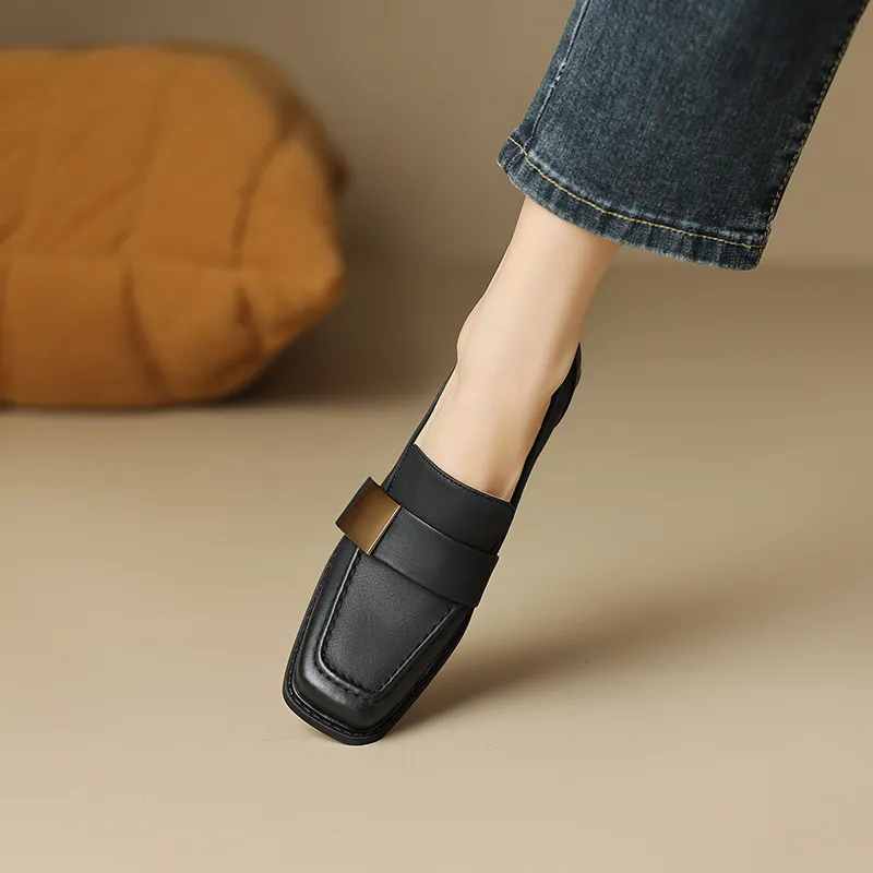 Naiyee Loafers Women's Low Top Black, Gray, Earth Yellow-6