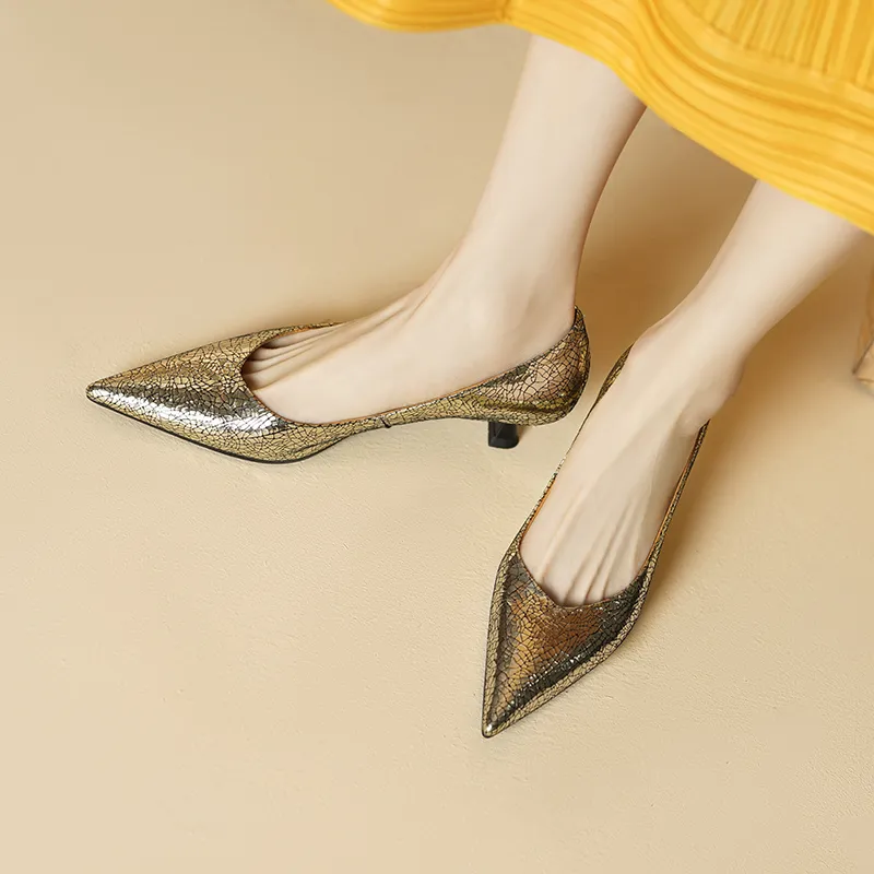 Naiyee Slim Heel High Heels 4.5cm Women's-3