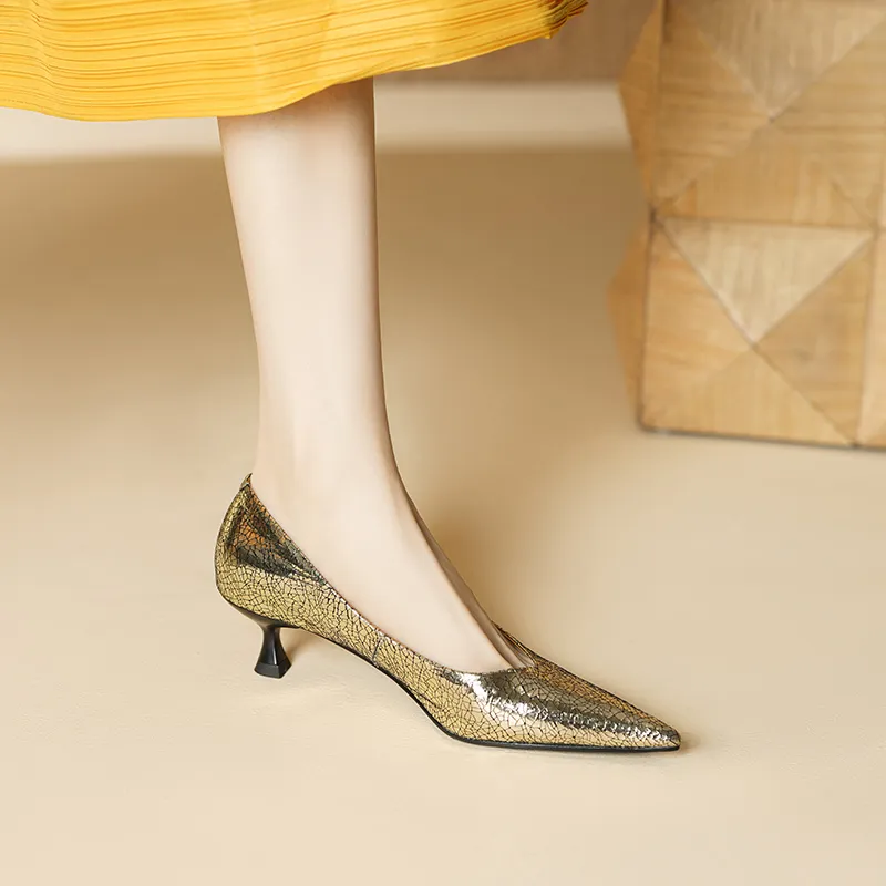 Naiyee Slim Heel High Heels 4.5cm Women's-4