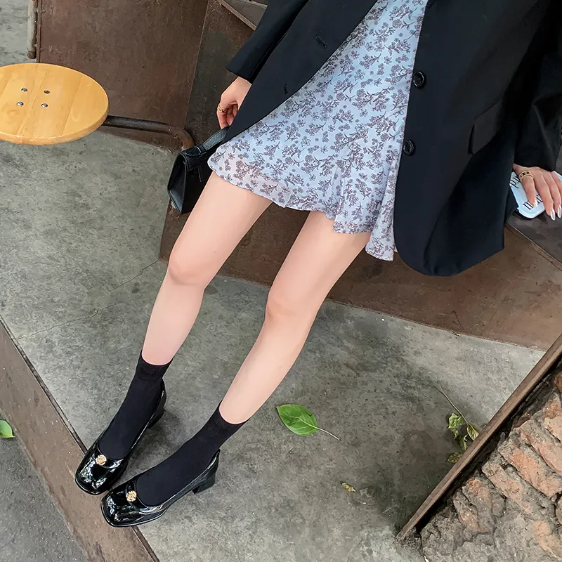 Naiyee Chunky Heel High Heels 4.5cm Women's-11