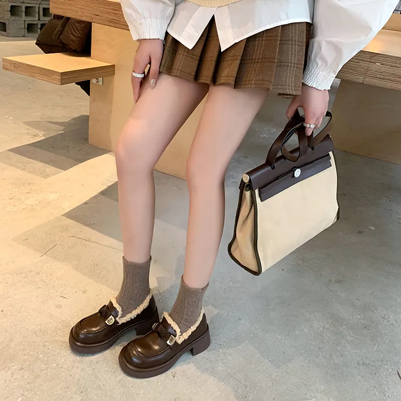 Naiyee Loafers Women's Black/Brown-6