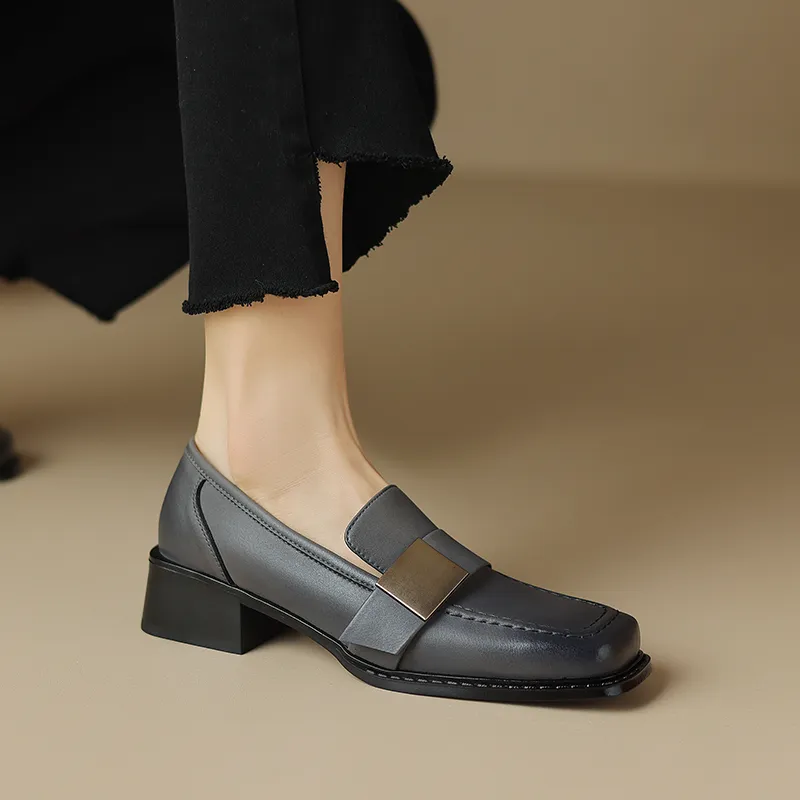 Naiyee Loafers Women's Low Top Black, Gray, Earth Yellow-13