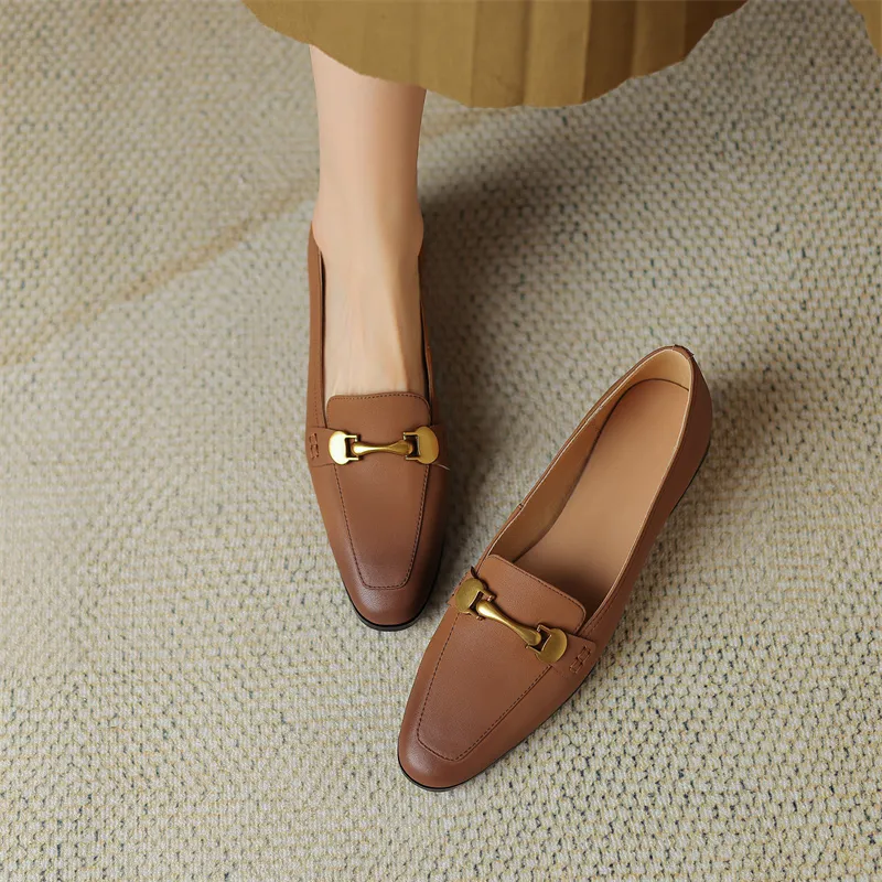 Naiyee Loafers Women's Black, Brown, Yellow-7