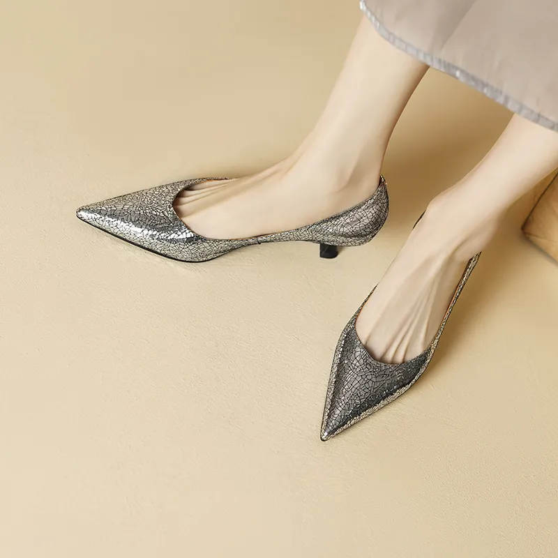 Naiyee Slim Heel High Heels 4.5cm Women's-11