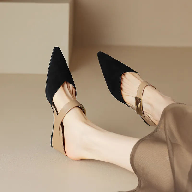 Naiyee Wedge Heel High Heels 7cm Women's-3
