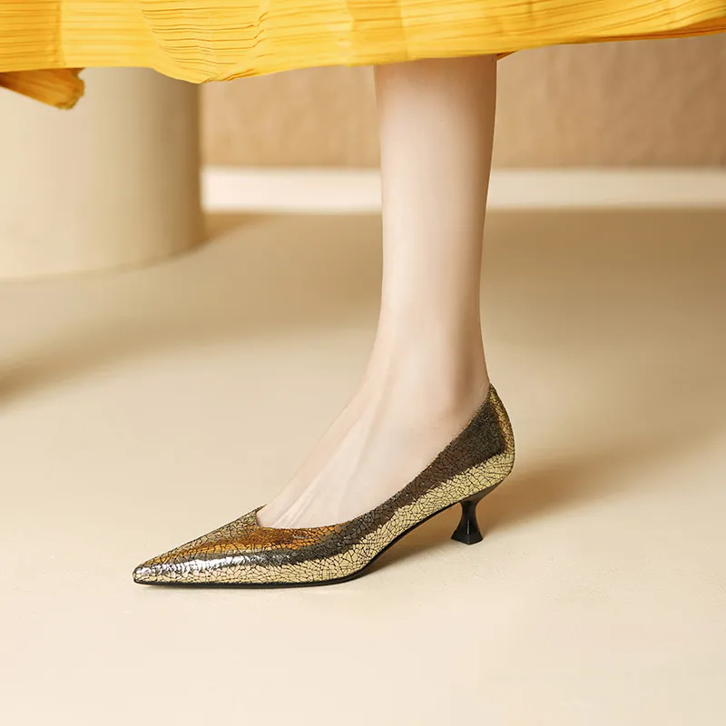 Naiyee Slim Heel High Heels 4.5cm Women's-5