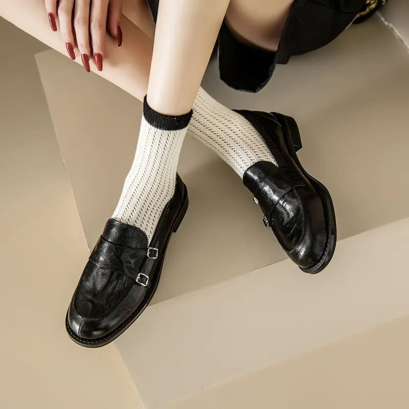 Naiyee Loafers Women's Black/Brown-5