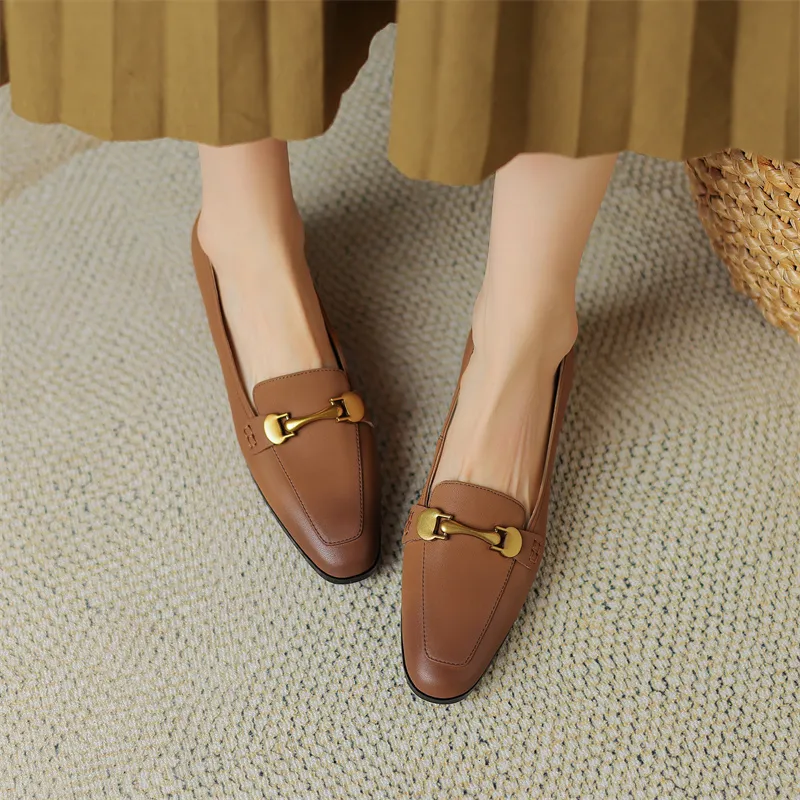 Naiyee Loafers Women's Black, Brown, Yellow-6