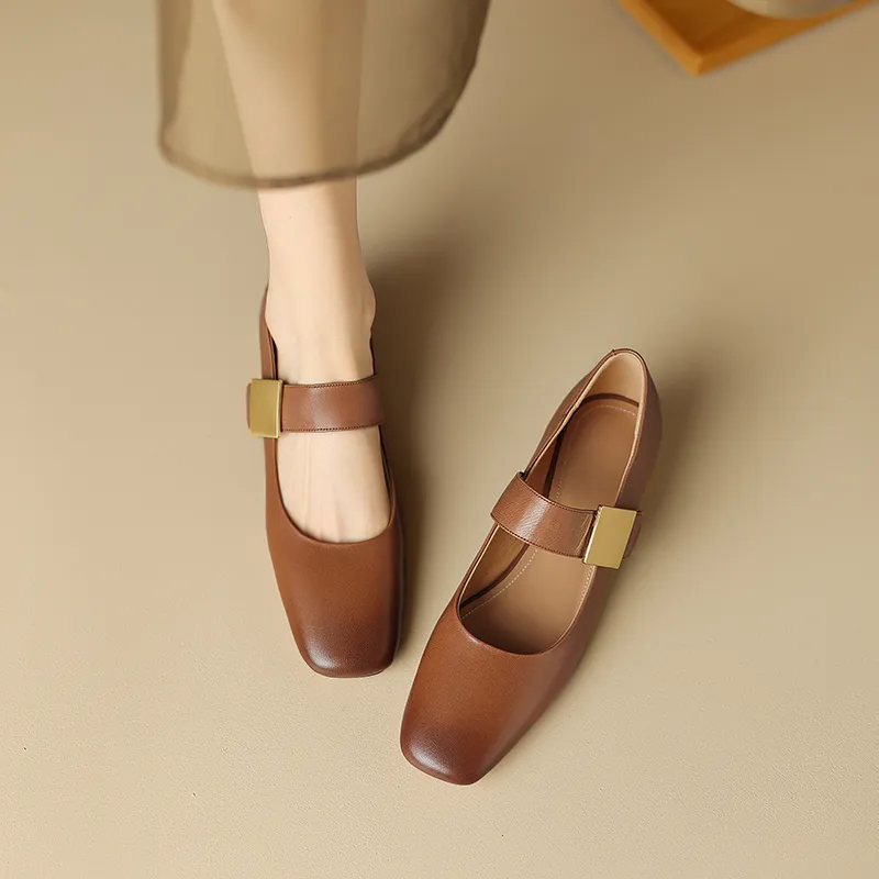 Naiyee Block Heel High Heels 3.5cm Women's-6