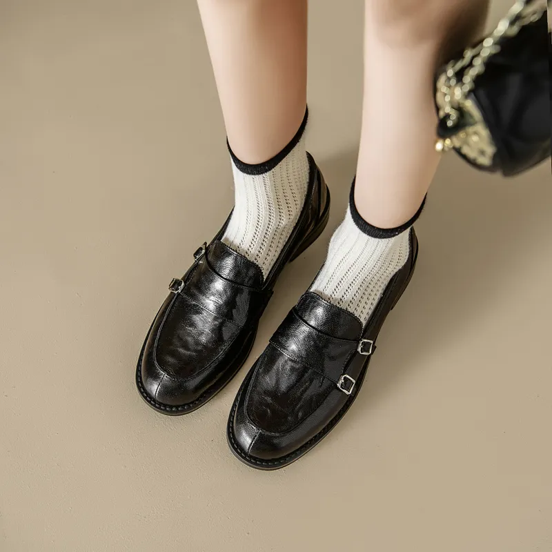 Naiyee Loafers Women's Black/Brown-3