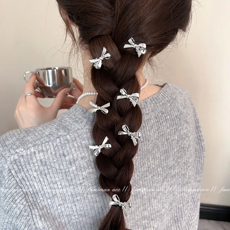 Black Tones Alloy Hair Clips Women's-3