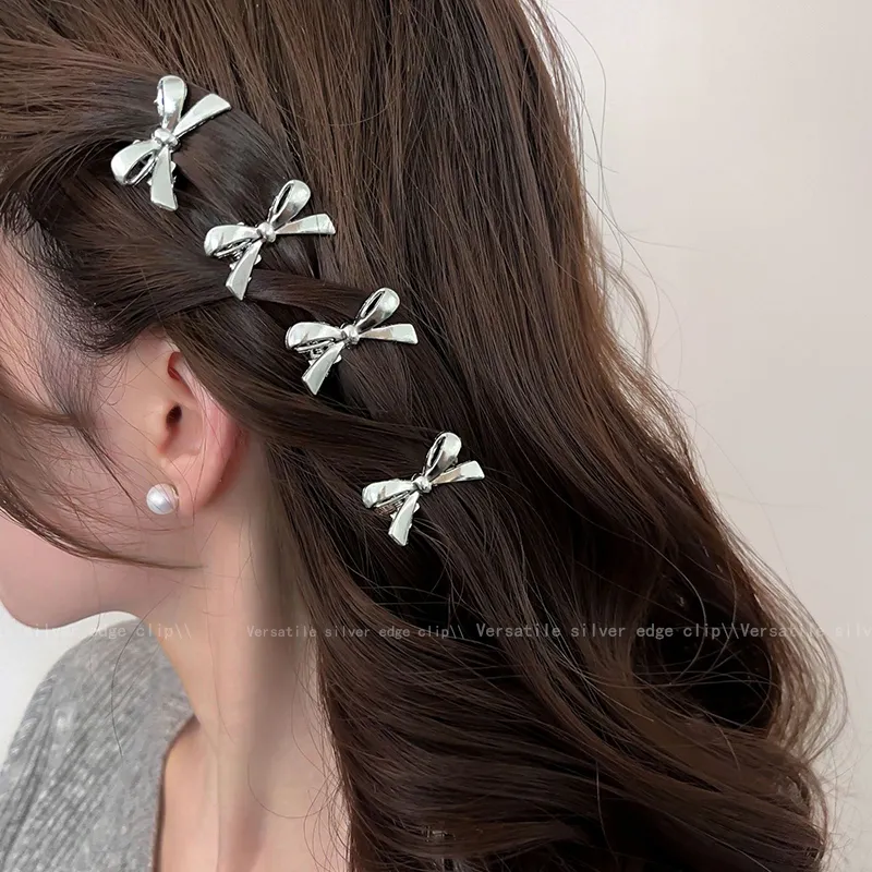 Black Tones Alloy Hair Clips Women's-1