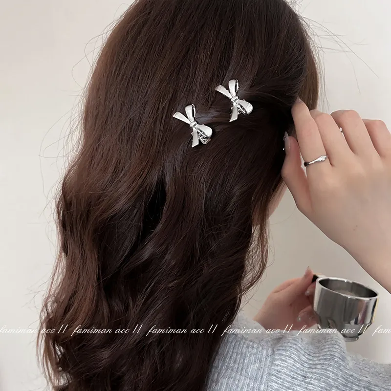 Black Tones Alloy Hair Clips Women's-5