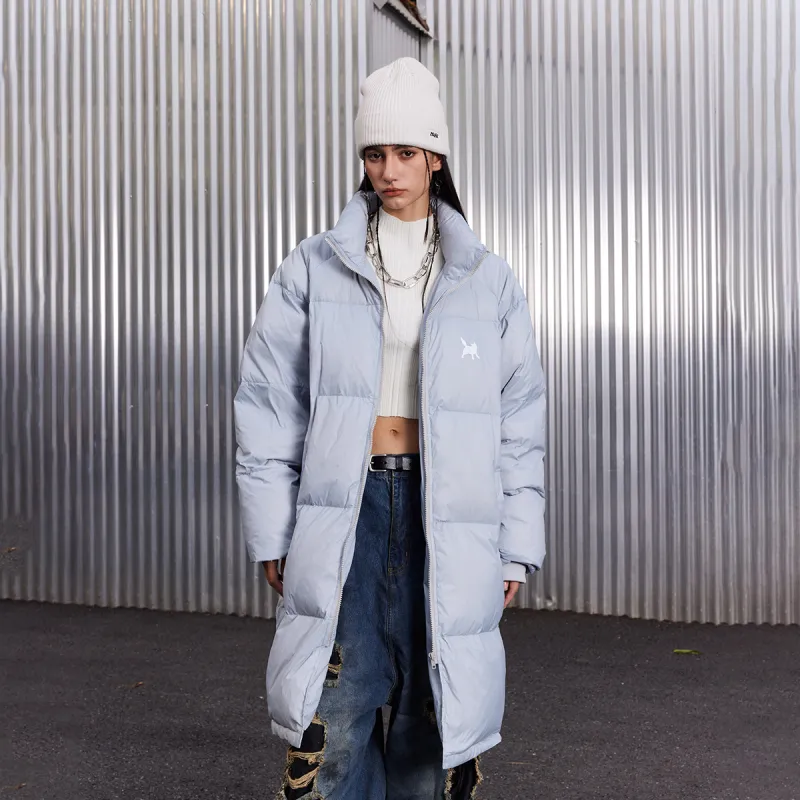 Suamoment White Duck Down Versatile Winter Coat Unisex-6