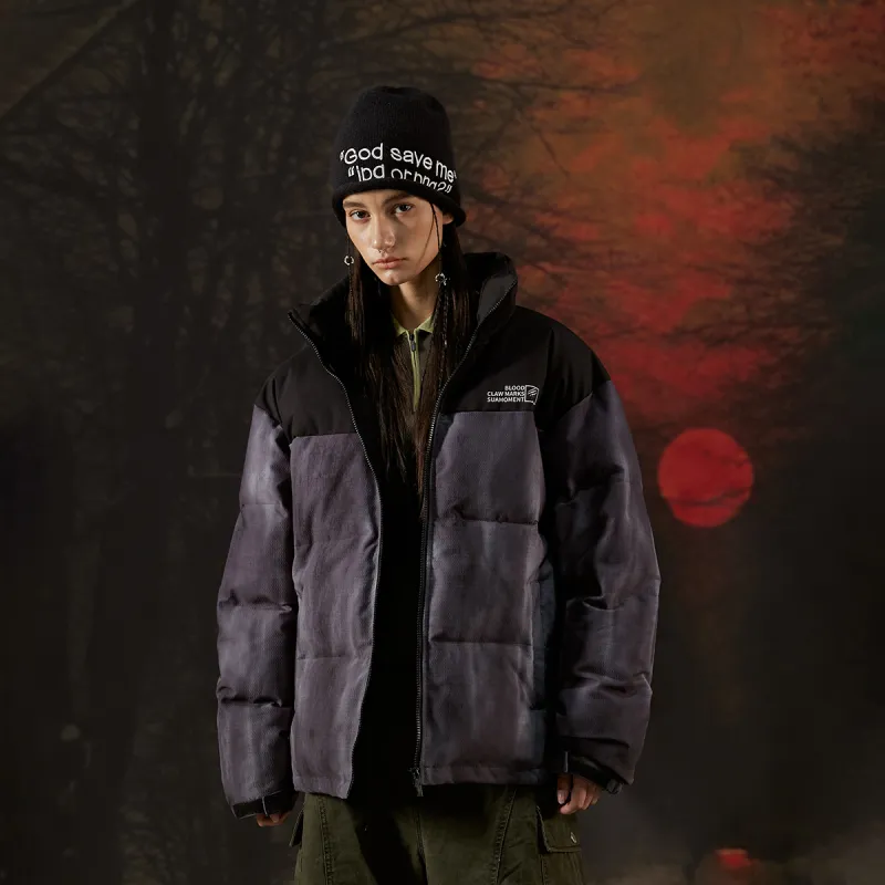 Suamoment American Trendy Casual Loose Fit Warm Coat Unisex-2