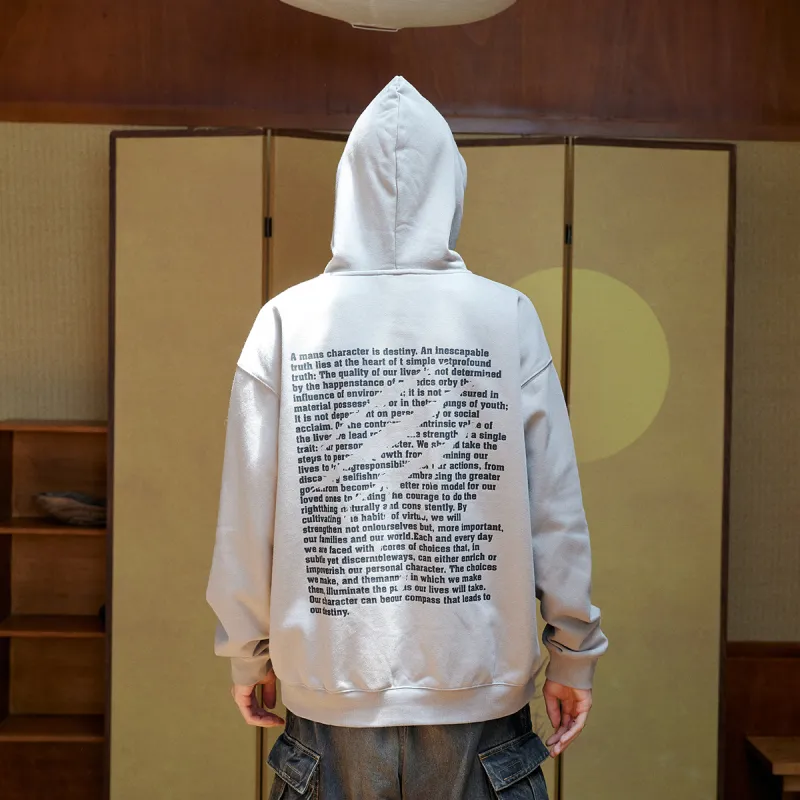 Suamoment Autumn Casual Loose Fit Hoodie Unisex-6