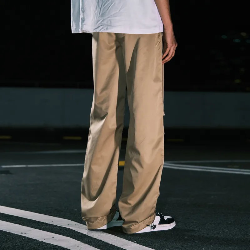 Suamoment Loose Fit Casual Trendy Parachute Pants Unisex-11