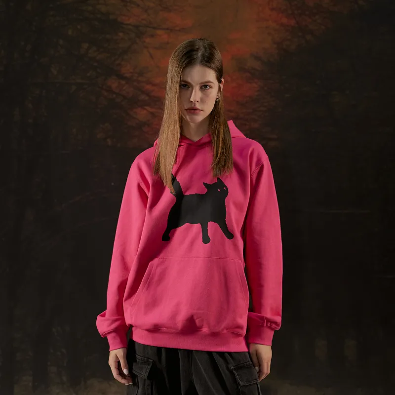 Suamoment Sweatshirt Spring Fall American Casual Loose Fit Hoodie Unisex-18