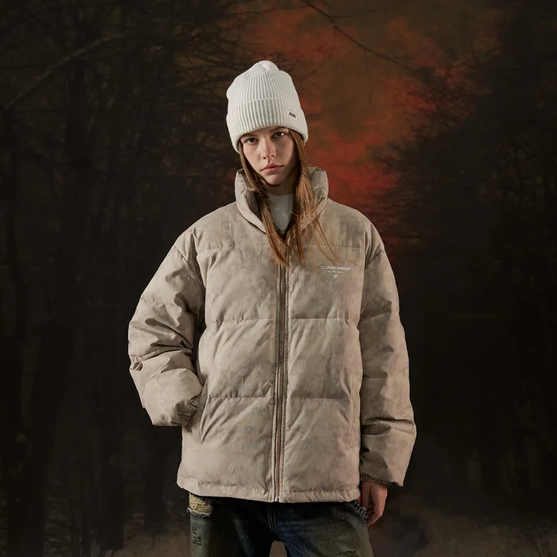 Suamoment Warm Thickened Casual Loose Fit Coat Unisex-2
