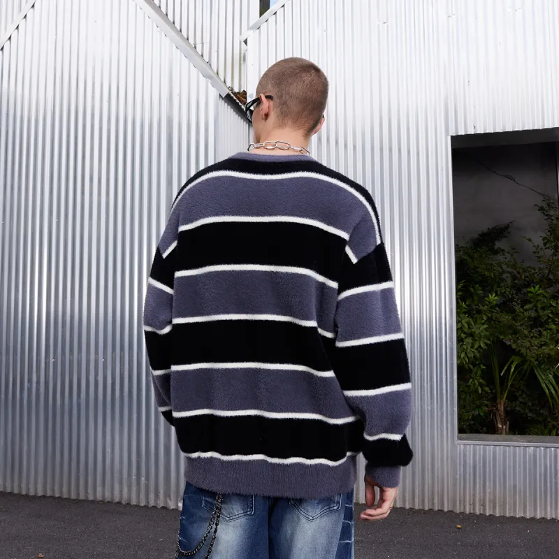 Suamoment Fall And Winter Loose Fit Casual Couple Sweater Unisex-11