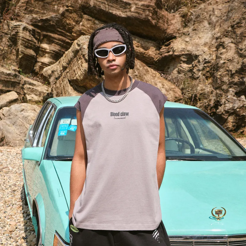 Suamoment Casual Sports Trendy Sleeveless Tank Top Unisex-14