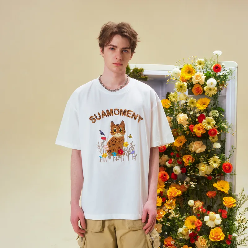 Suamoment Short Sleeved T Shirts Unisex-11