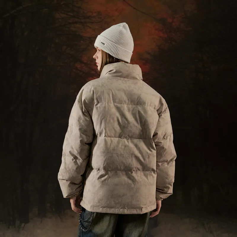 Suamoment Warm Thickened Casual Loose Fit Coat Unisex-3
