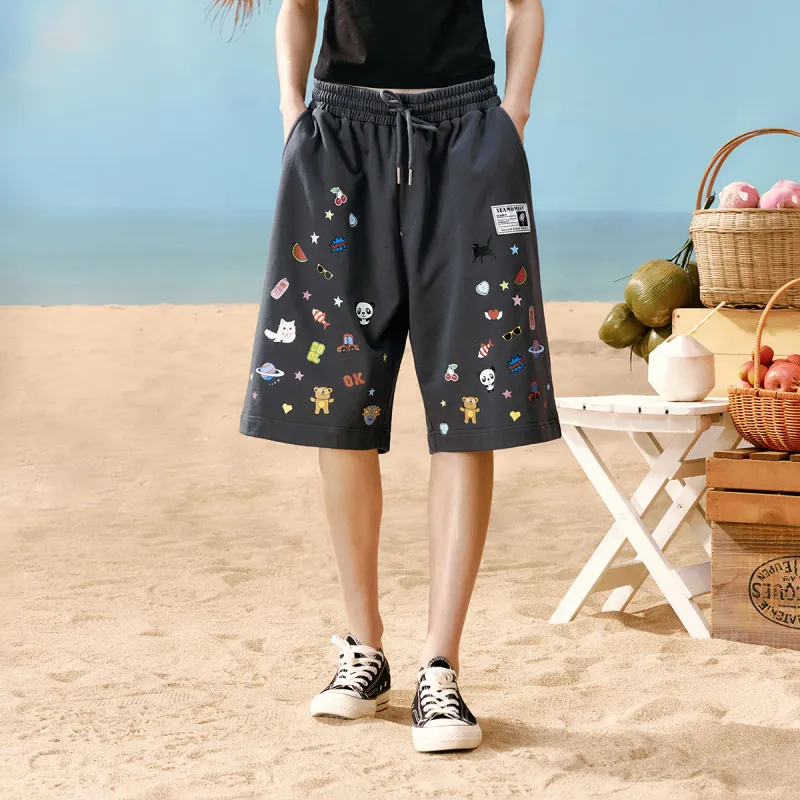 Suamoment Casual Shorts Unisex-1