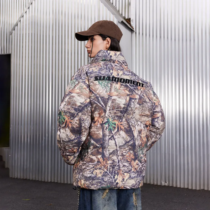 Suamoment Down Jacket Unisex Leaf Color-3