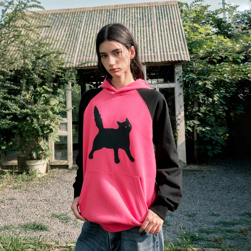 Suamoment Spring And Fall American Casual Hoodie Top Unisex-10