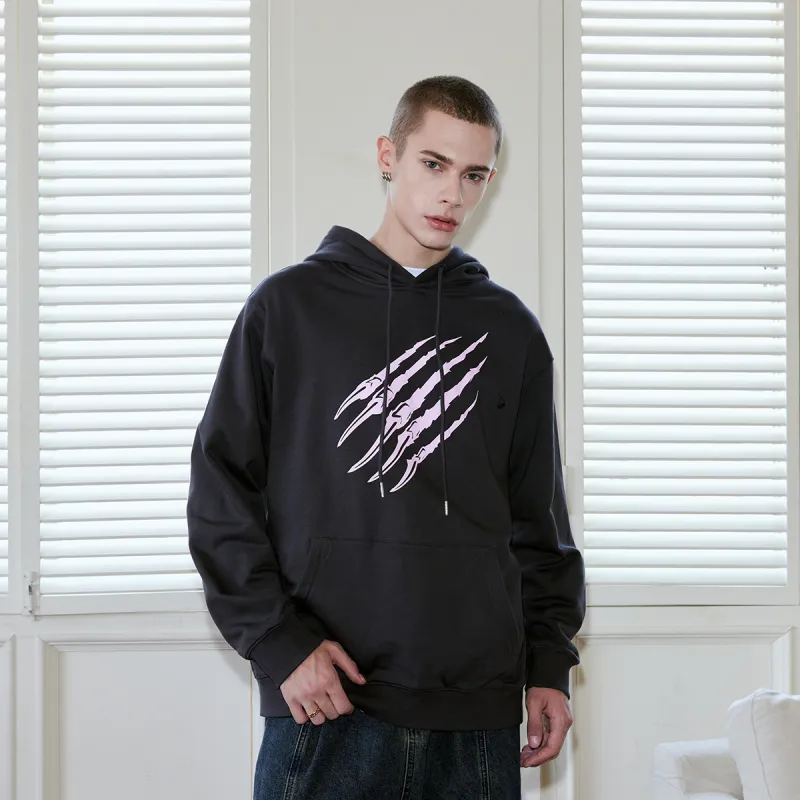 Suamoment American Trendy Casual Loose Fit Sweatshirt Couple Top Unisex-6