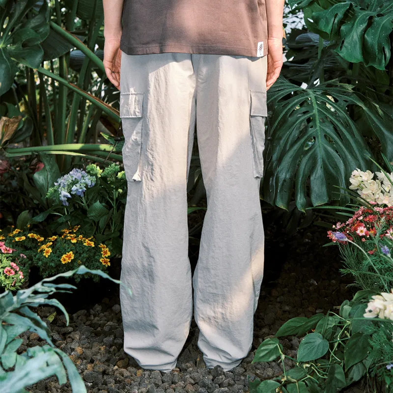 Suamoment Logo Casual Parachute Pants Casual Pants Unisex-7