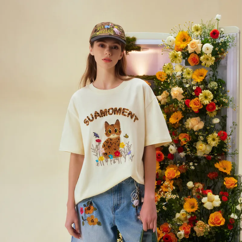 Suamoment Short Sleeved T Shirts Unisex-7