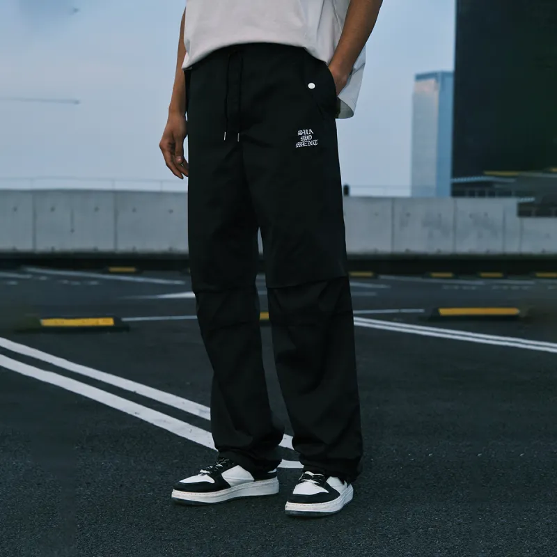 Suamoment Loose Fit Casual Trendy Parachute Pants Unisex-6