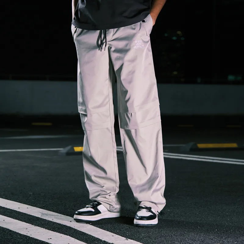 Suamoment Loose Fit Casual Trendy Parachute Pants Unisex-2