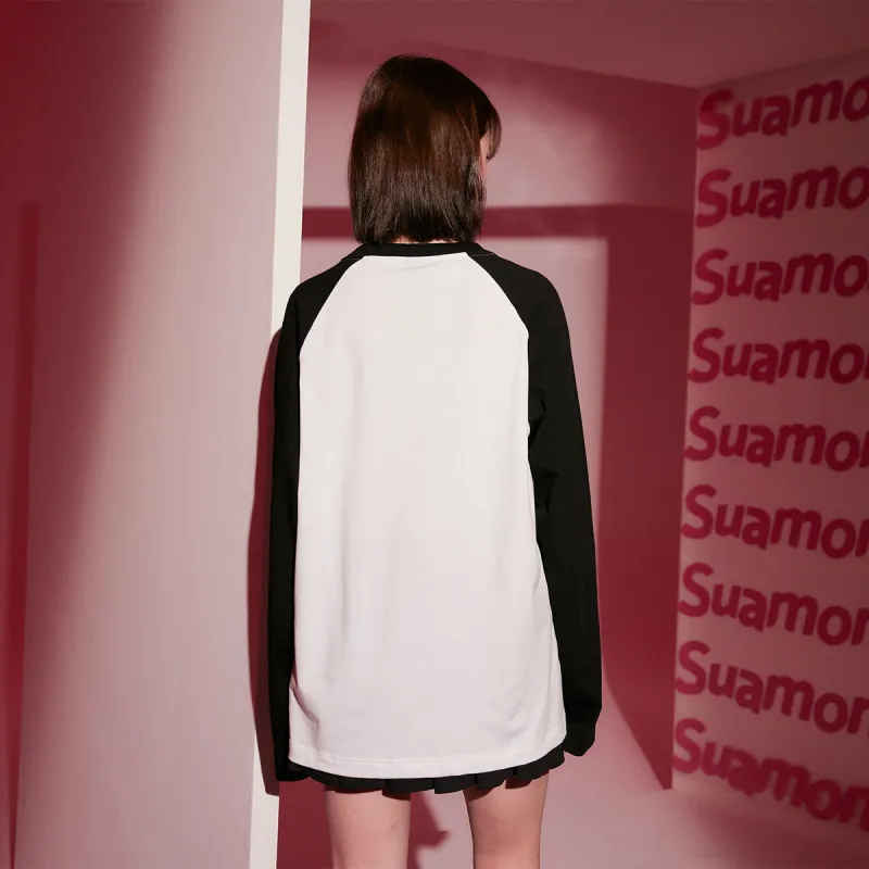 Suamoment Long Sleeved T Shirt Unisex-3