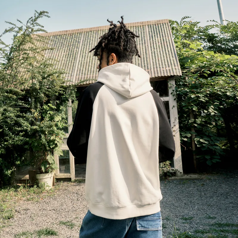 Suamoment Spring And Fall American Casual Hoodie Top Unisex-3