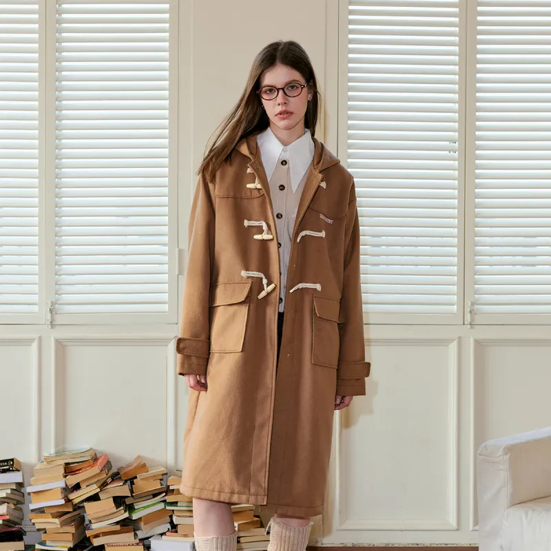 Suamoment Fall And Winter Vintage Casual Loose Fit Couple Coat Unisex-2