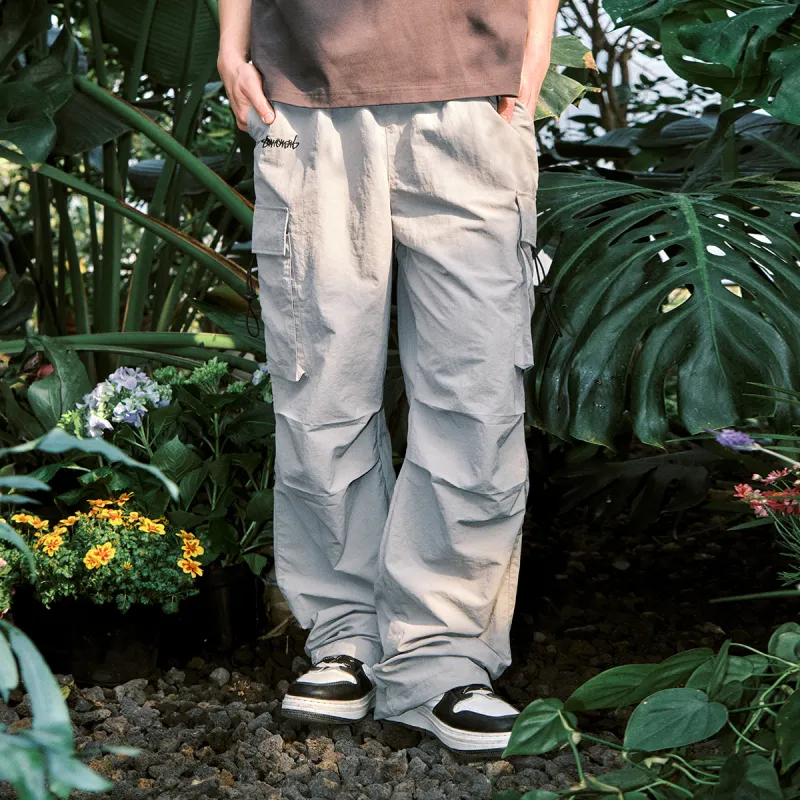 Suamoment Logo Casual Parachute Pants Casual Pants Unisex-6