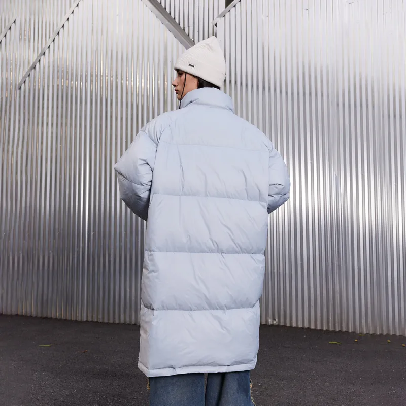 Suamoment White Duck Down Versatile Winter Coat Unisex-7