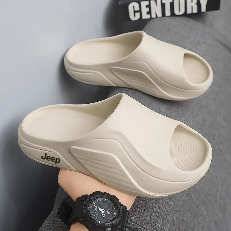 Jeep Slide Slippers Men Black-8