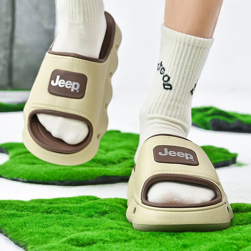 Jeep Quick Dry Slide Slippers Unisex Black-31