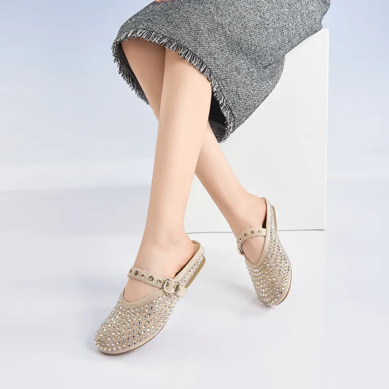 GEMEIQ Abrasion Resistant Slip Resistant Wrap toe Slippers Women's-9