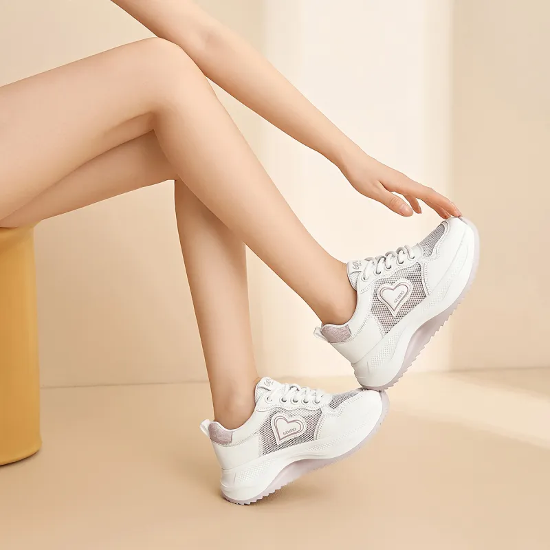 GEMEIQ Breathable Coverage Low Top Chunky Sneakers Women's-8