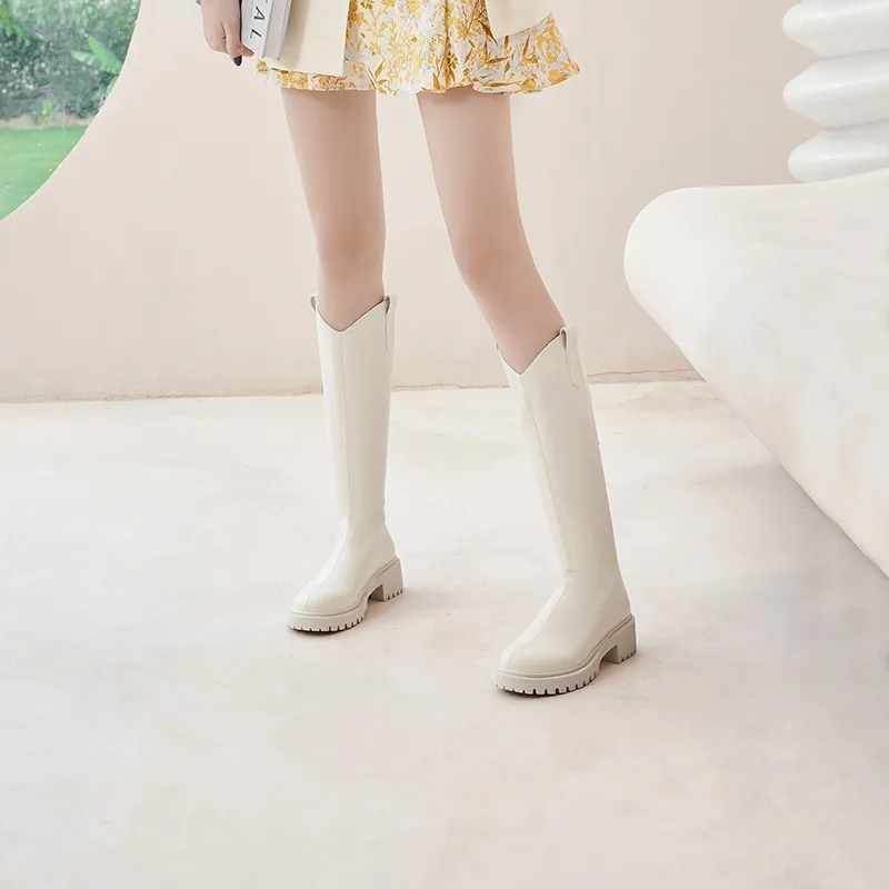 GEMEIQ Knee high Boots 5cm Women's-8