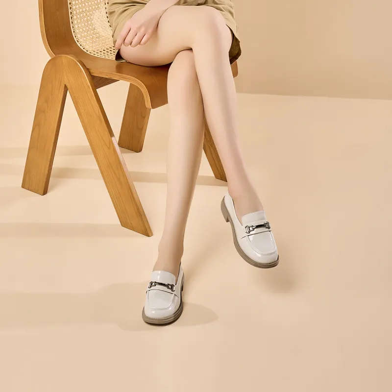 GEMEIQ Loafers Women's Black/Beige-15