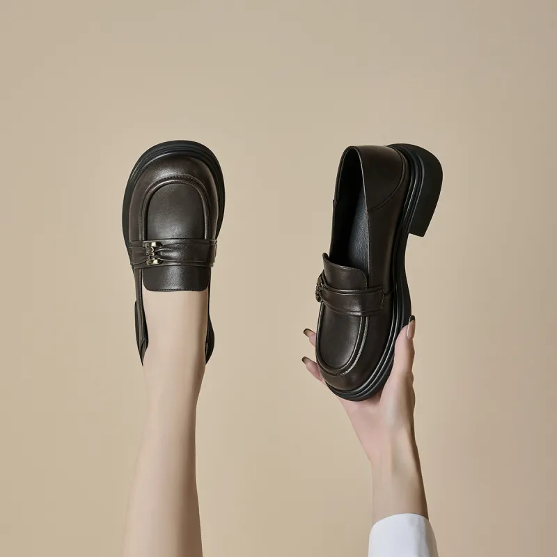 GEMEIQ Loafers Women's Black/Burgundy/Ecru-10