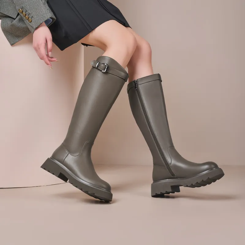 GEMEIQ Knee high Boots 4cm Women's-9