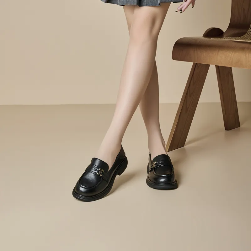 GEMEIQ Loafers Women's Black/Burgundy/Ecru-6