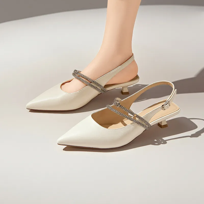 GEMEIQ Slim Heel High Heels 4.5cm Women's-5